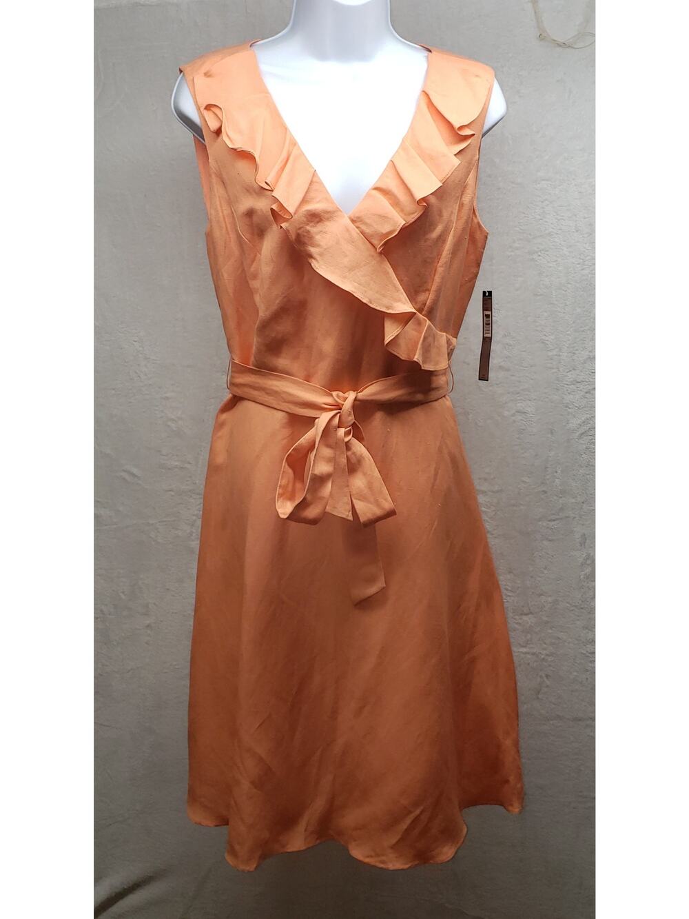 Tahari by Arthur S Levine Vintage Y2K Linen Dress NWT 10